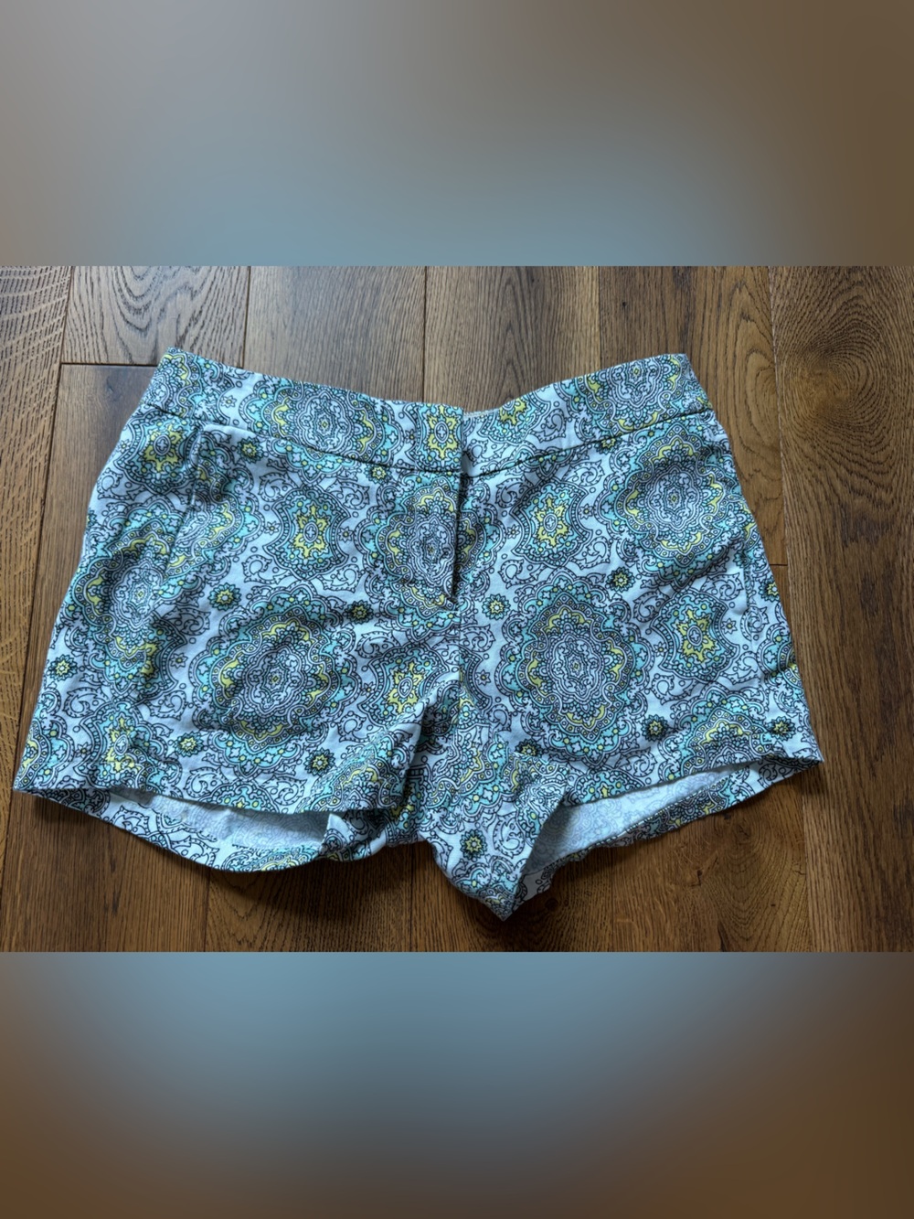 Women's Paisley J Crew Chino Shorts